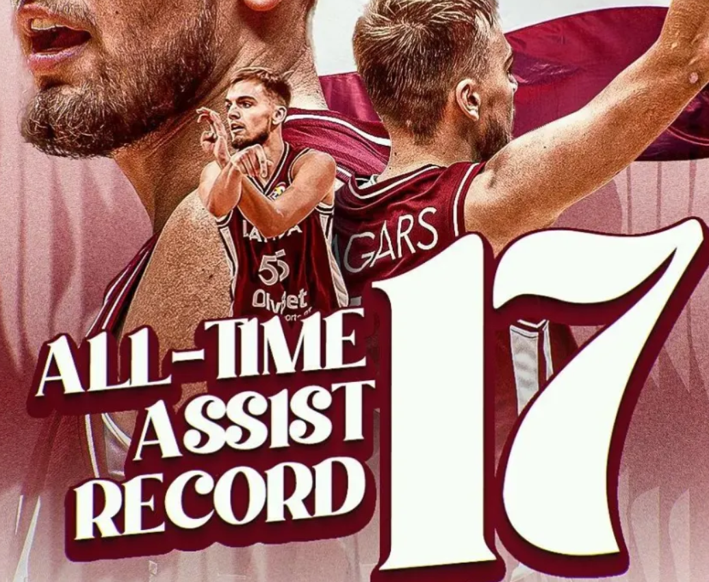 Latvia’s Zagars Sets New World Cup Record with 17 Assists