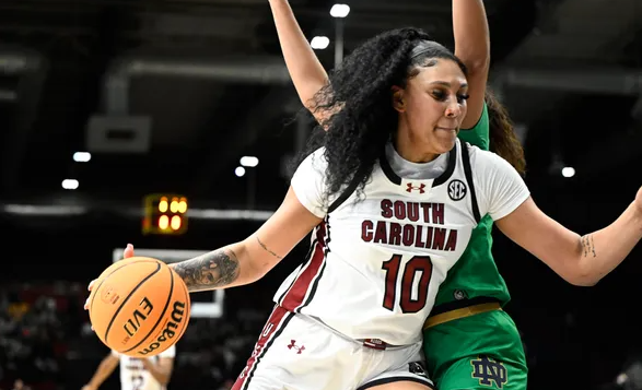 South Carolina women’s basketball shoots low but still leads South Dakota State